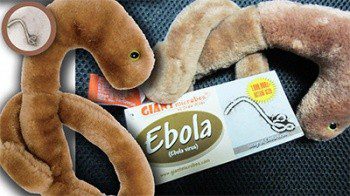 Плюшена  играчка като вируса ебола е хит на пазара